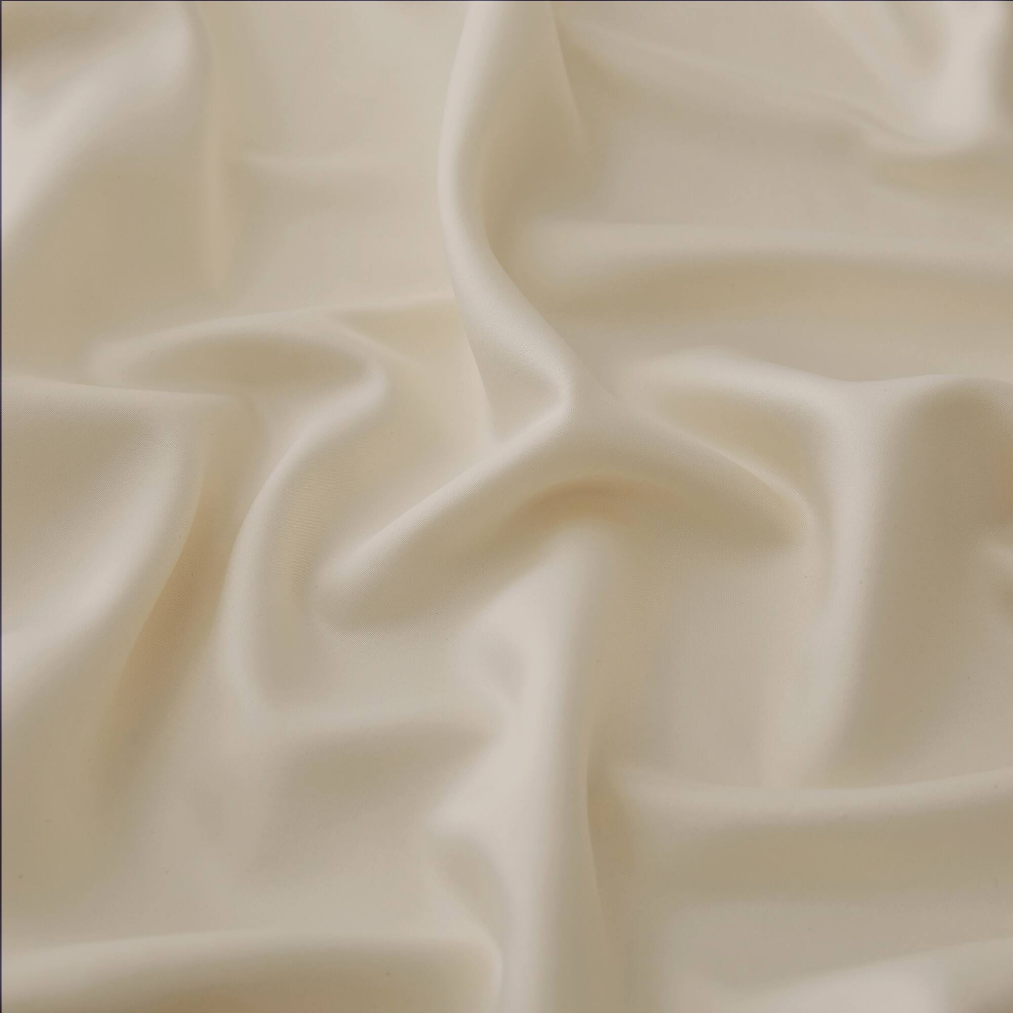 Left. Peace Nest - Peace Nest Lightweight Cool-Touch Satin Comforter Sets with Pillowcases - Light Taupe.