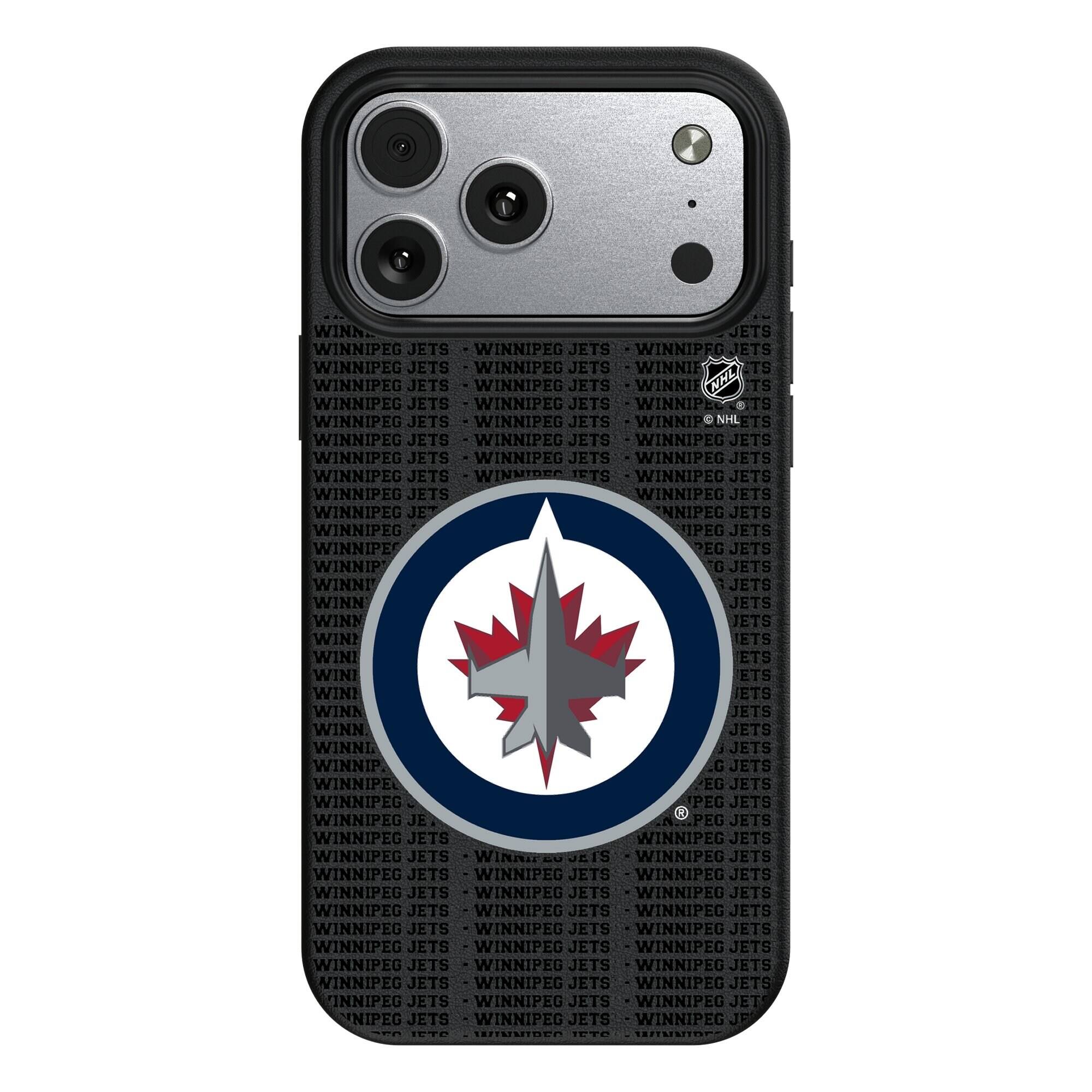 Keyscaper - NHL - Winnipeg Jets Primary Logo iPhone Magnetic Bump Case - 17 - Black price history on PriceWatchPro
