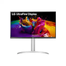 LG - 27UP650K-W 27-inch Ultrafine 4K UHD IPS Monitor, 60Hz, DisplayHDR 400 (White)