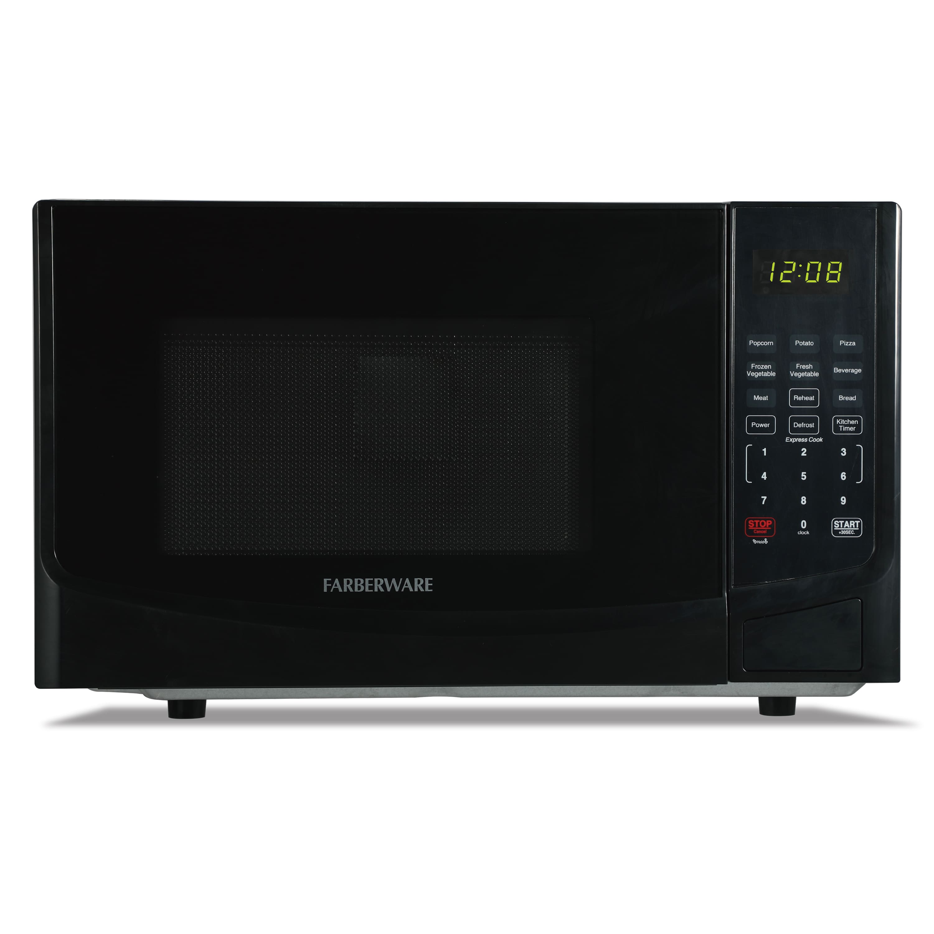 Farberware - 0.9 cu. ft. Microwave Oven, 900W - Black