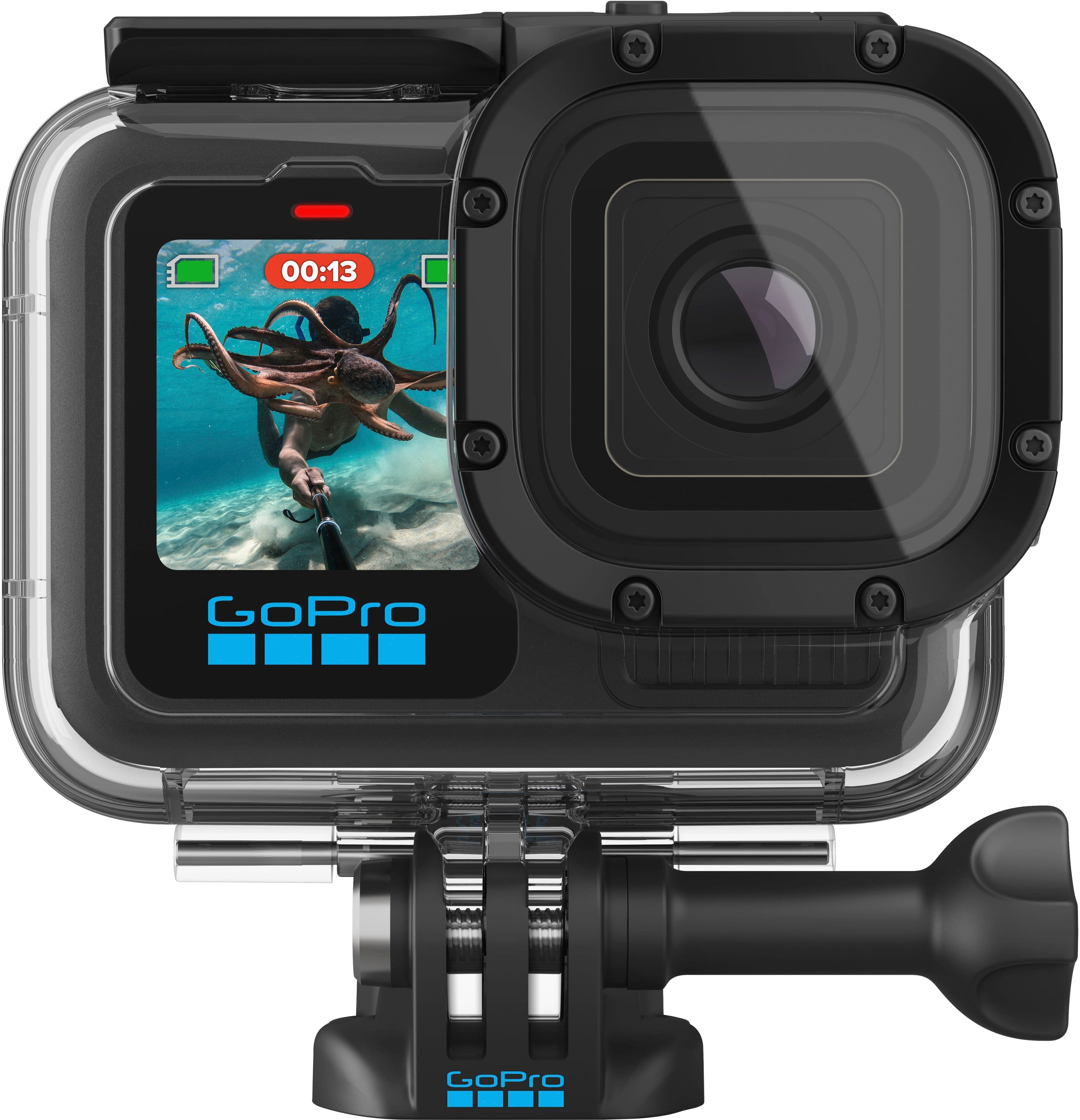 The text on the image reads "00:13 GoPro."