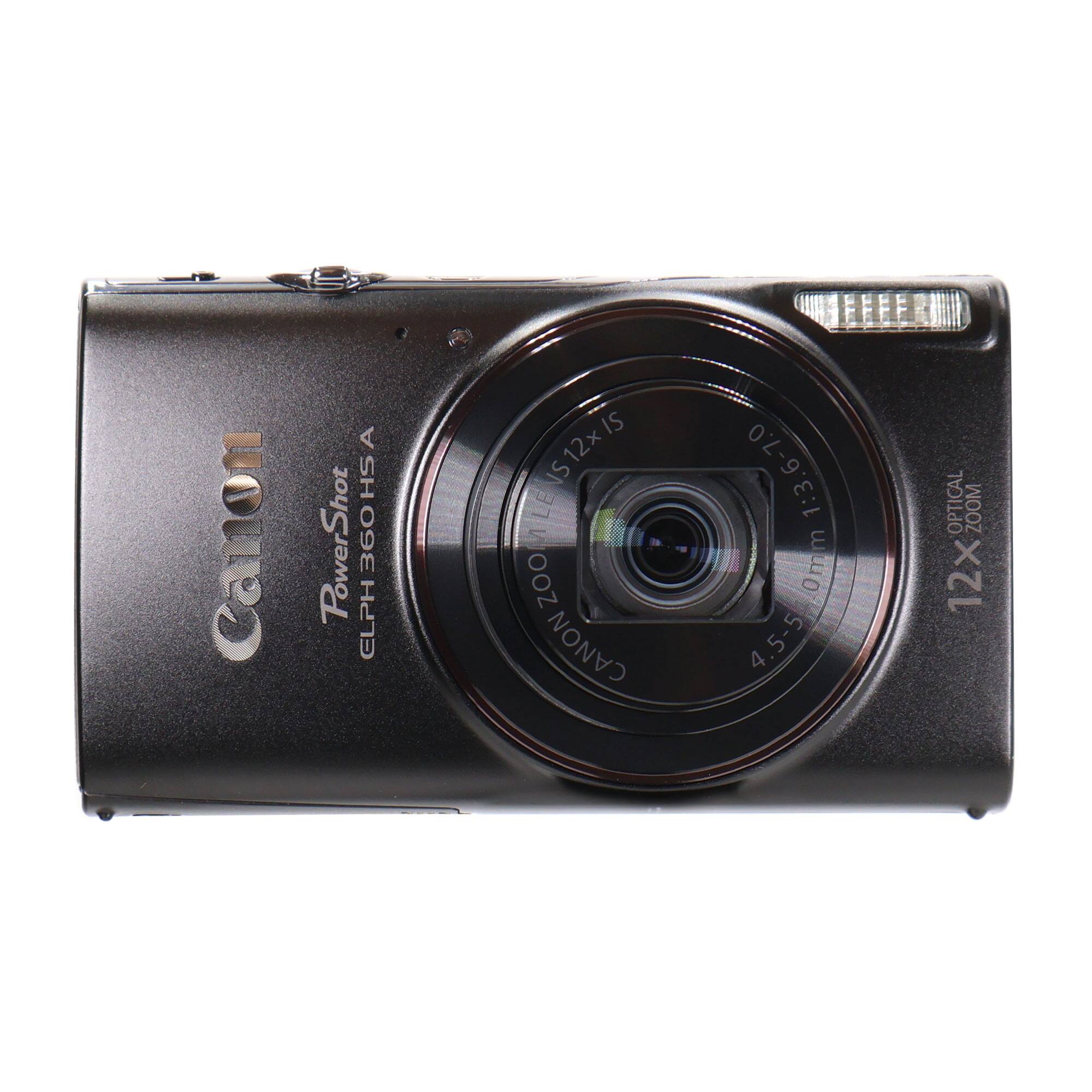 Canon PowerShot ELPH 360 HS A  
12x Zoom  
Canon 1:3.6-7.0 4.5-54mm Optical Zoom 12x