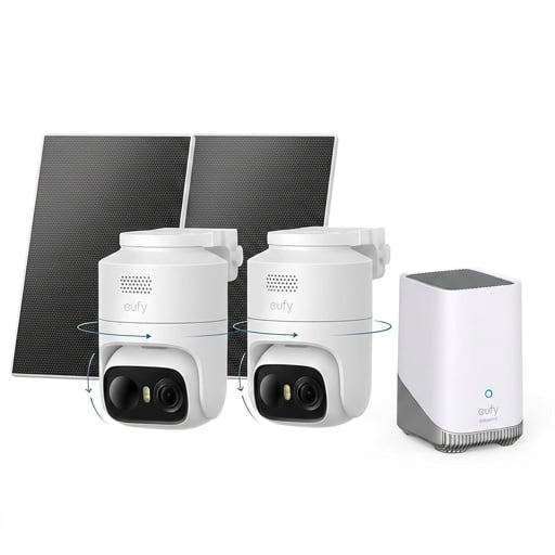 eufy - eufyCam C37 2Cam with Homebase S380,Security Cameras,360PTZ,AI Tracking, 2K Solar Cameras, Facial Recognition price history on PriceWatchPro