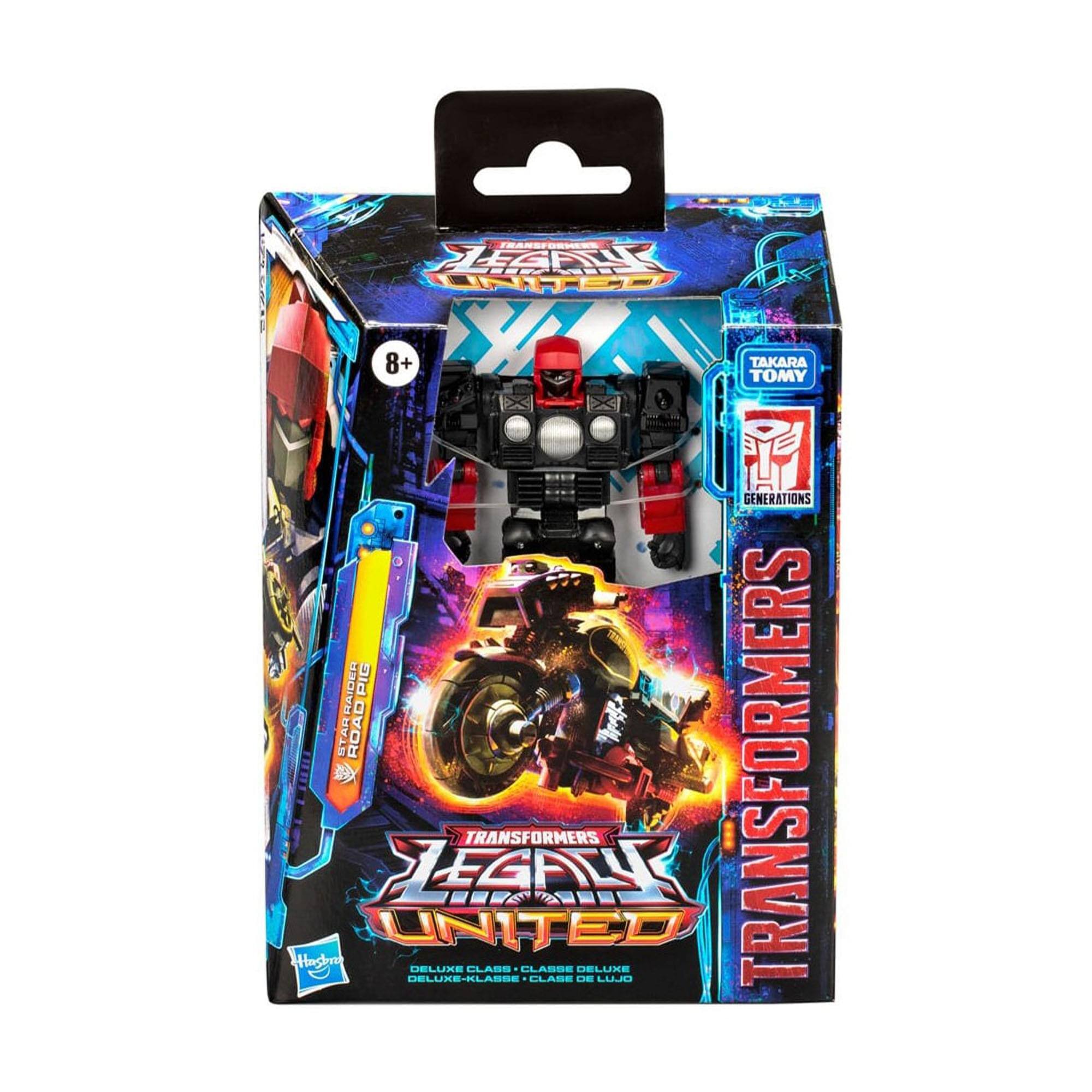 TRANSFORMERS LEGACY UNITED  
TAKARA TOMY GENERATIONS  
8+  
DELUXE CLASS - CLASSE DELUXE - DELUXE-KLASSE - CLASE DE LUJO  
STAR RIDER PIECE  
TAKARA TOMY