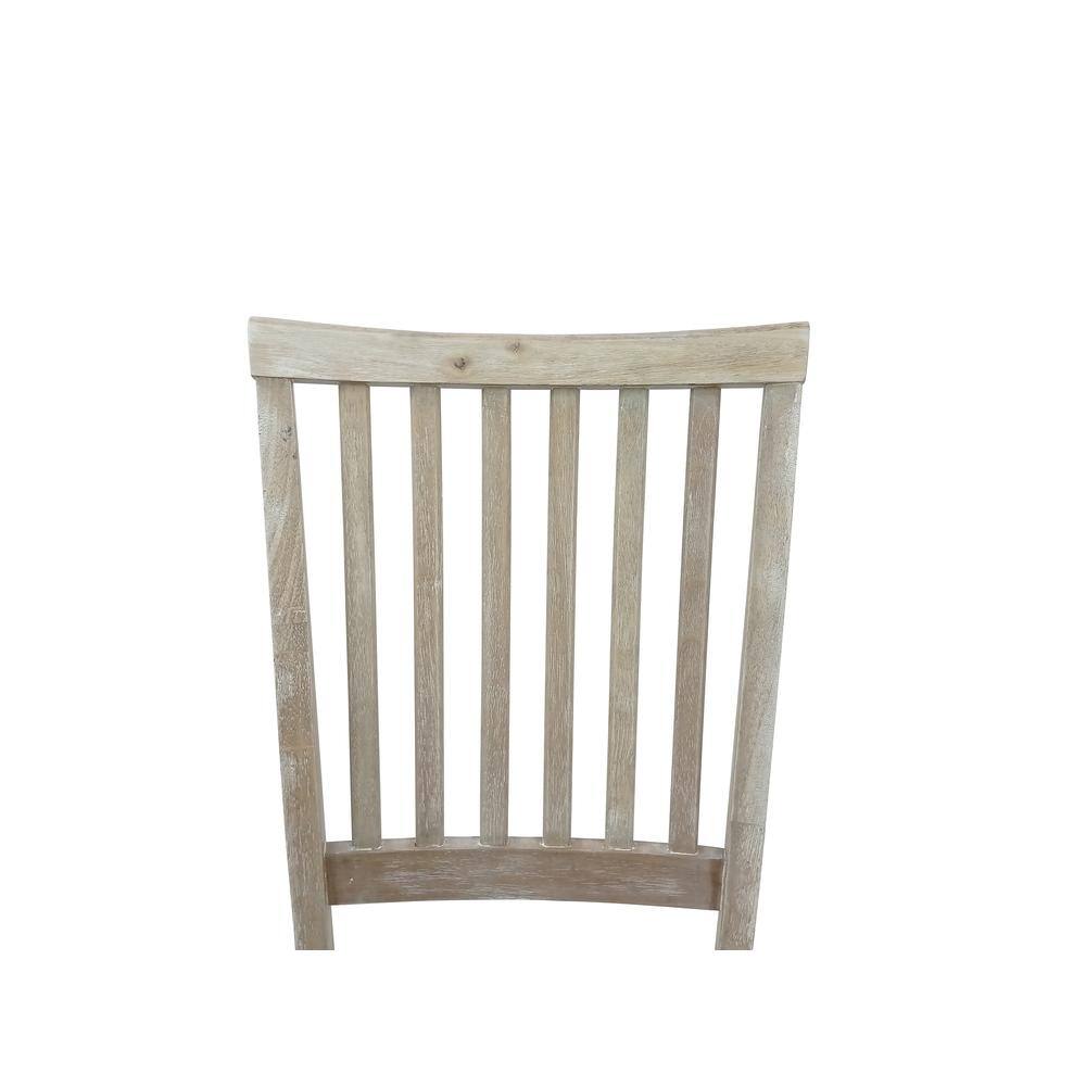 Alt View 4. Carolina Chair & Table - Hudson Dining Chair - Natural Driftwood - Brown.