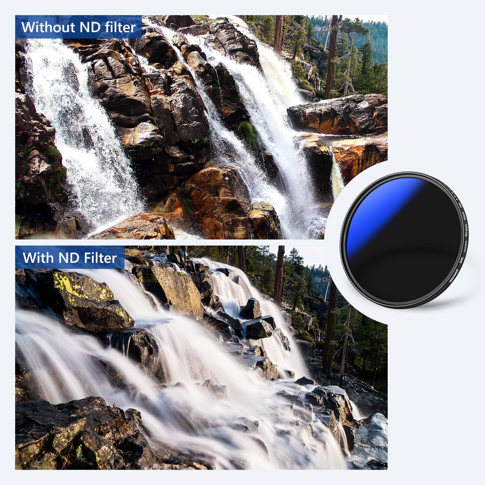 Without ND filter

With ND Filter