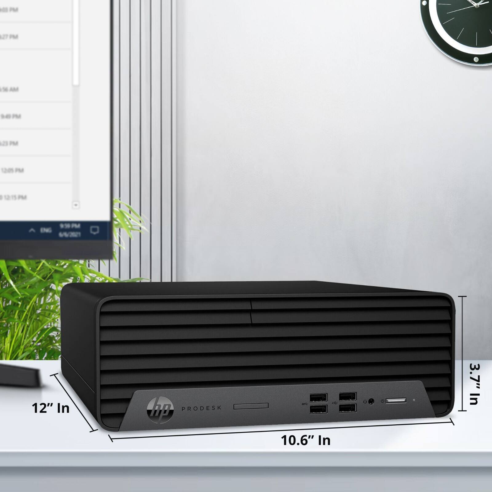 HP Refurbished Excellent EliteDesk 800 G6 Desktop Small Tower