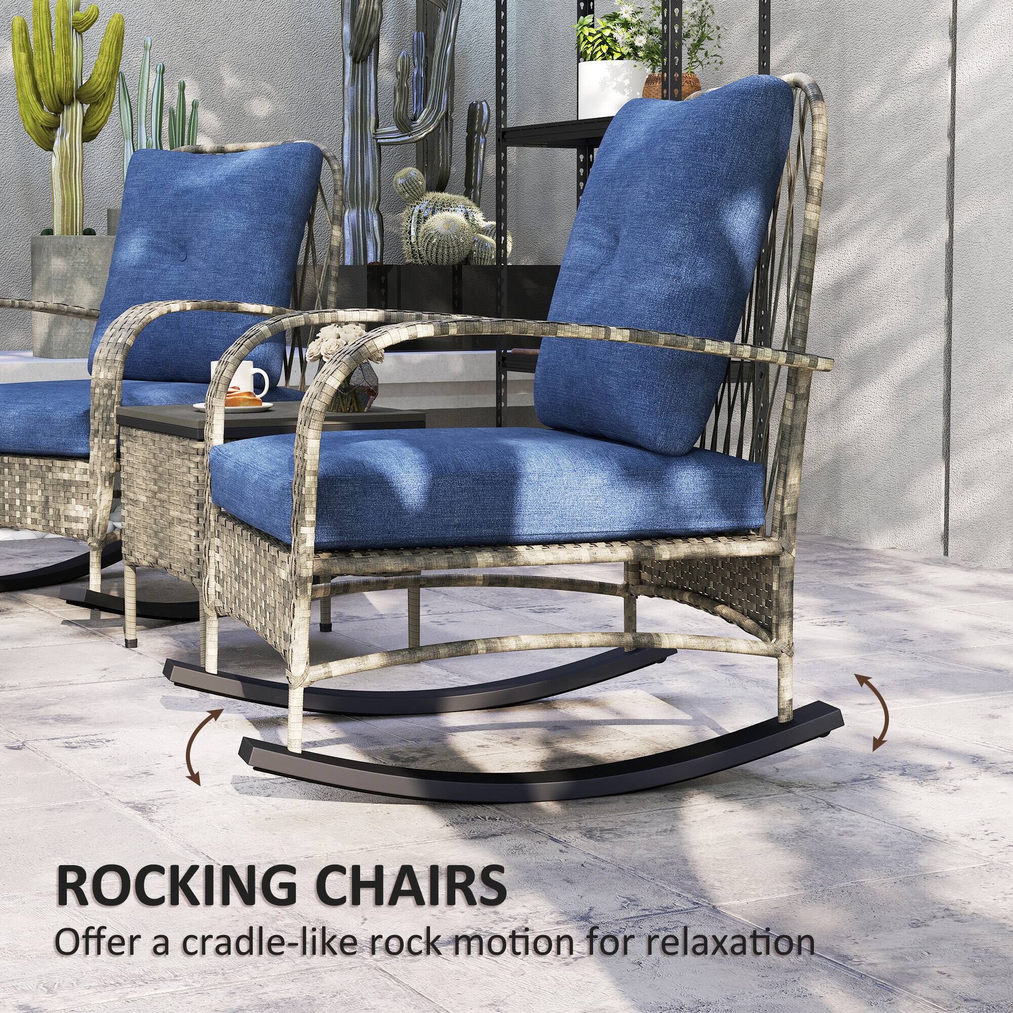 ROCKING CHAIRS
Offer a cradle-like rock motion for relaxation