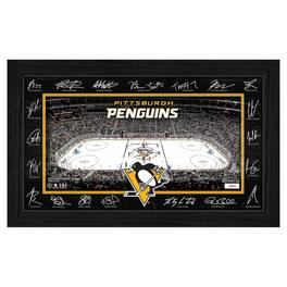 Highland Mint - Pittsburgh Penguins Limited Edition 2025 Facsimile Signature Rink Framed Photograph - Multicolor
