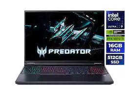 Acer - Predator Helios Neo 16 AI - Core Ultra 9 290HX, RTX 5070 Ti 16GB, 512GB SSD, Win 11