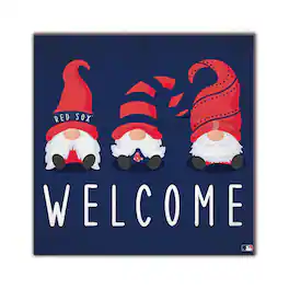 Fan Creations - 10'' x 10'' Welcome Gnomes Sign - Multicolor