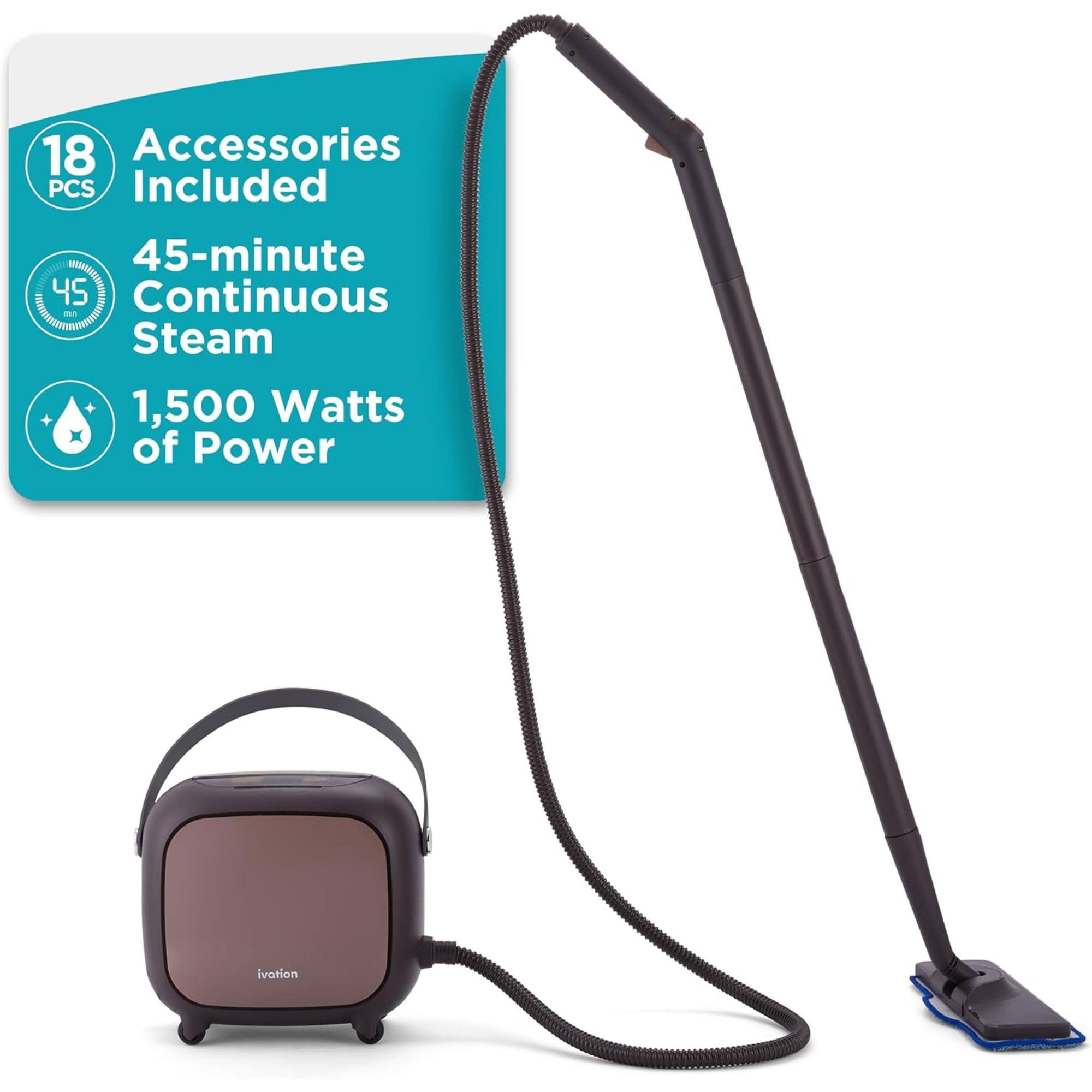18 Accessories Included
45-minute Continuous Steam
1,500 Watts of Power