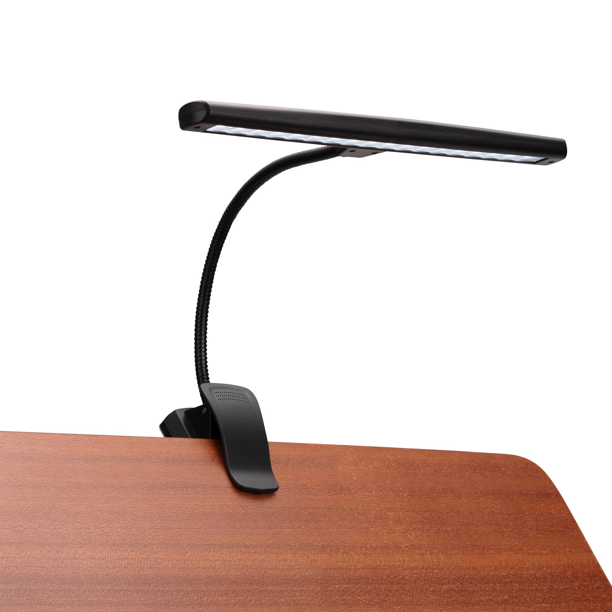 Alt View 5. On Stage Stands - On-Stage LED518 USB-Rechargeable Orchestra Light (Sheet-Music-Stand Lighting, Tabletop Base, Adjustable Gooseneck, High- - Black.