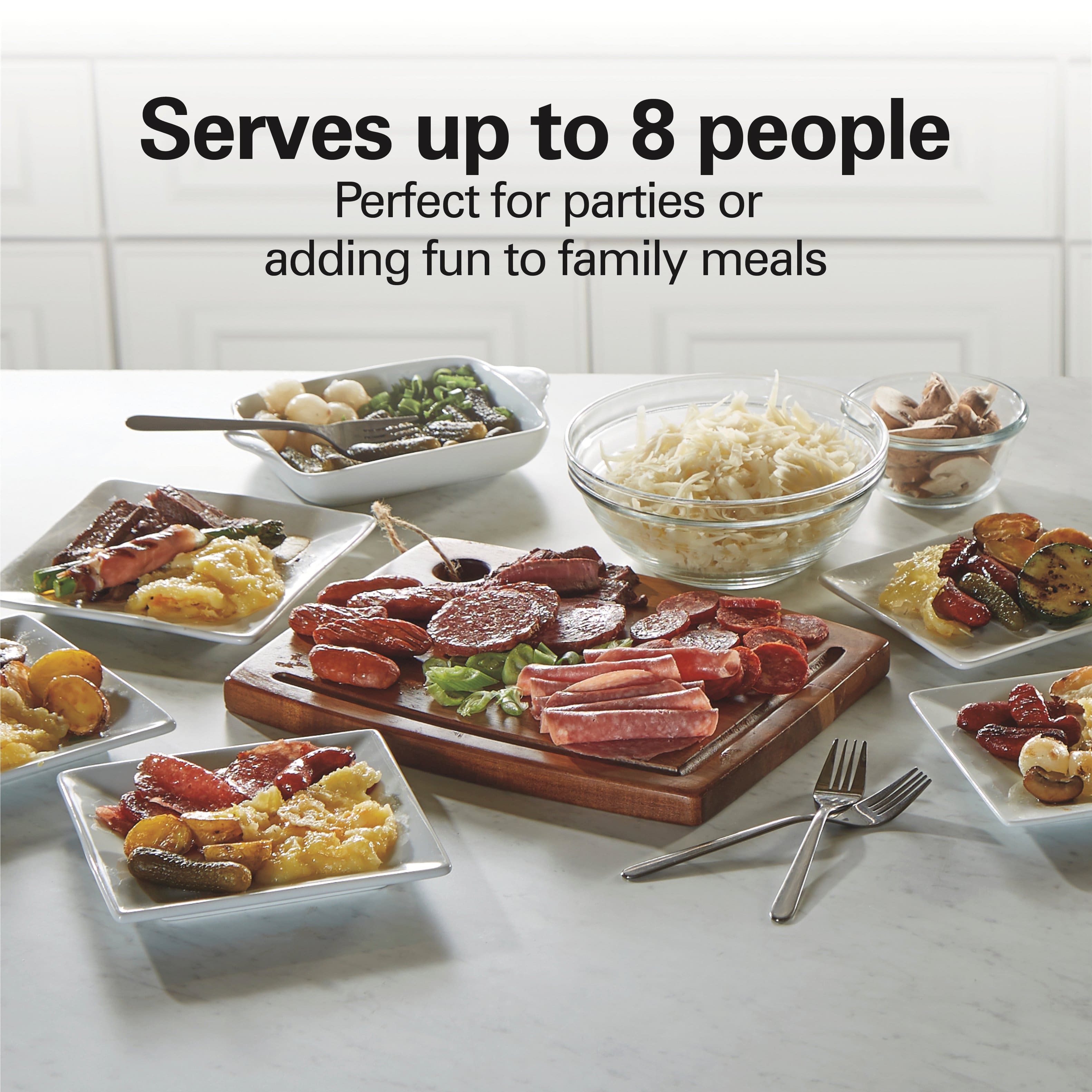Serves up to 8 people
Perfect for parties or adding fun to family meals