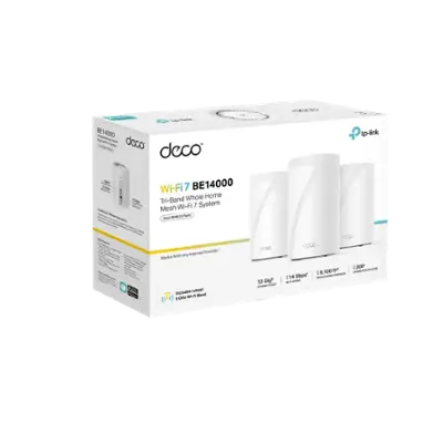 TP Link Deco BE68 Wi Fi 7 BE14000 Whole Home Tri Band Router TP Link Deco BE68 Wi Fi 7 BE14000 Whole Home Tri Band Router