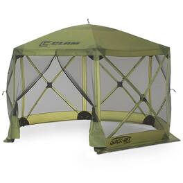 Clam - Quick-Set Escape 11.5 x 11.5 Foot Portable Outdoor Canopy Shelter - Green