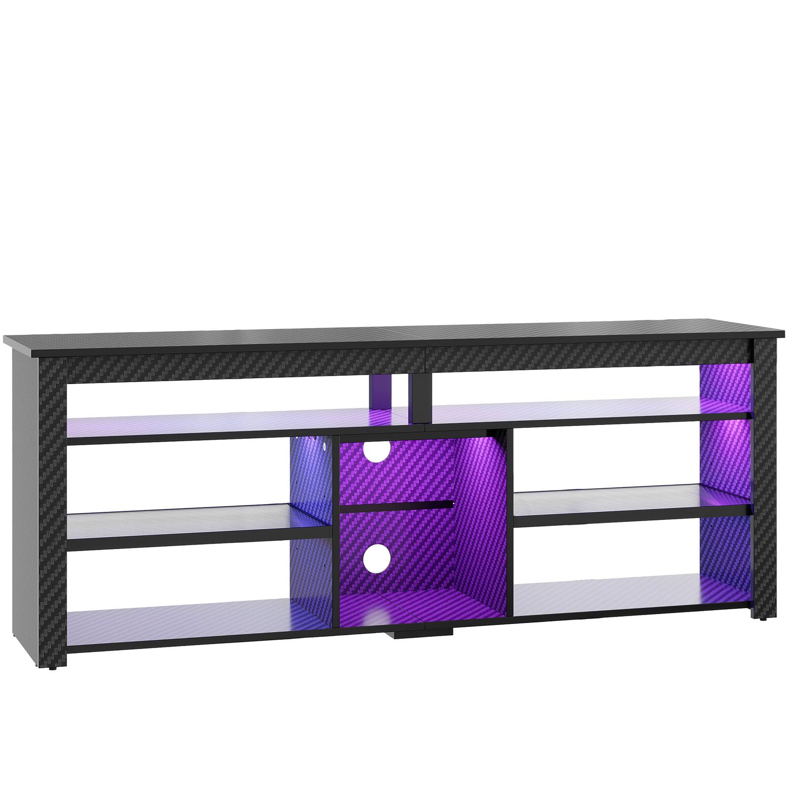 Alt View 16. Bestier - 63'' TV Cabinet Up to 70" - Black.