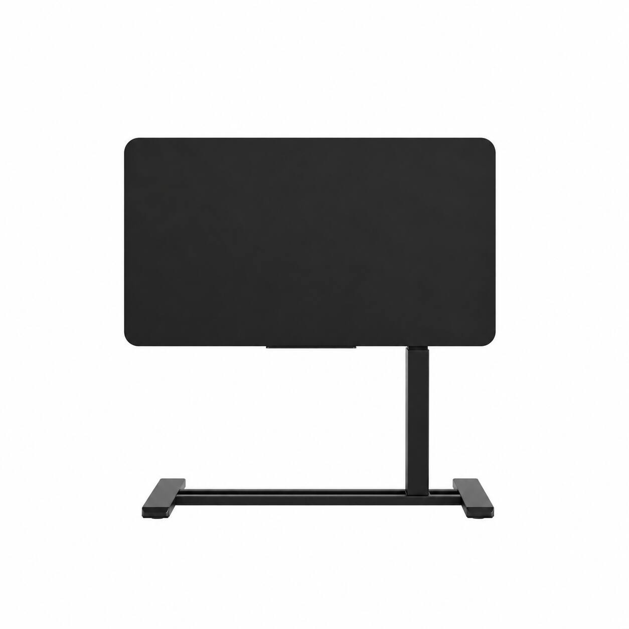 Back. FlexiSpot - 32 x 18 in H7 Pro Adjustable Height Side Table with Tilting Desktop, Black - Black.