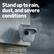 Stand up to rain, dust, and severe conditions