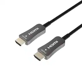 DVDO - 50' 4K HDMI 2.0 Active Optical Fiber Cable, Black