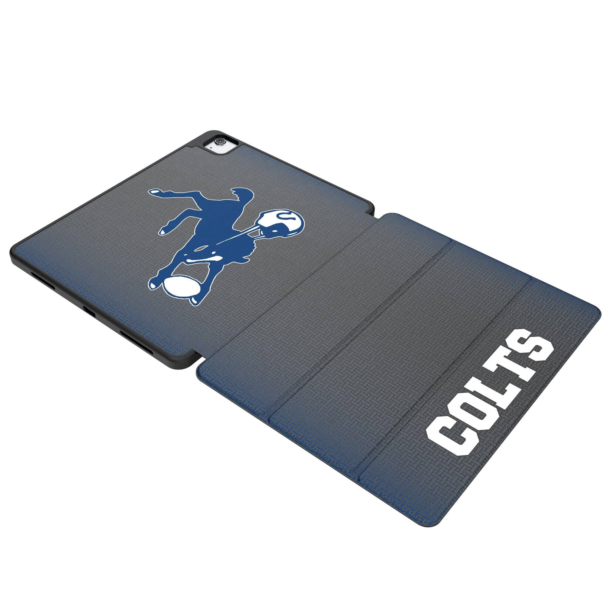 Front. Keyscaper - Baltimore Colts iPad Case - 7/8/9 Gen / 10.5in Pro / 3rd Gen Air - Black.