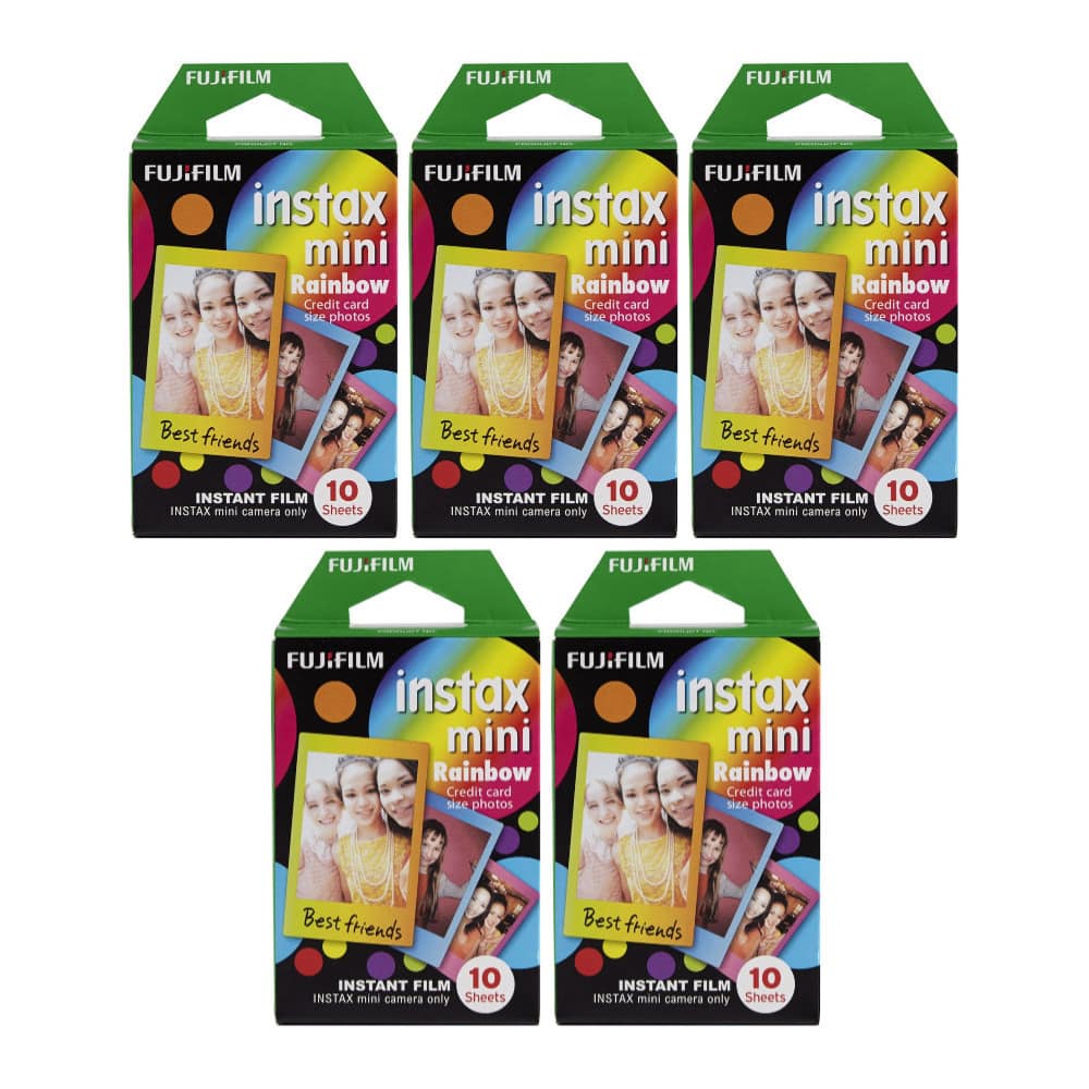 Fujifilm - Instax Mini Instant Rainbow Film (5-Pack)