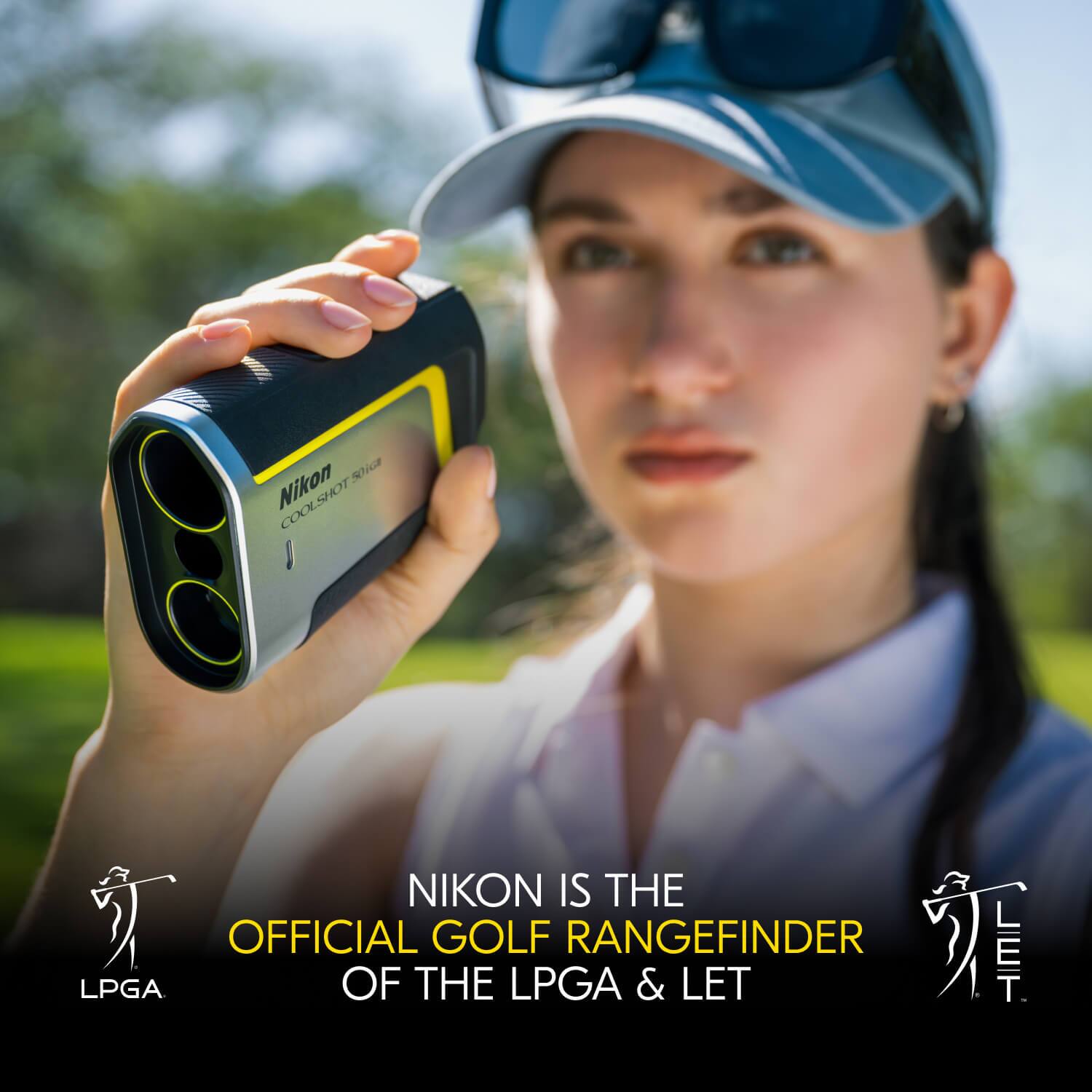 Nikon is the official golf rangefinder of the LPGA & LET.