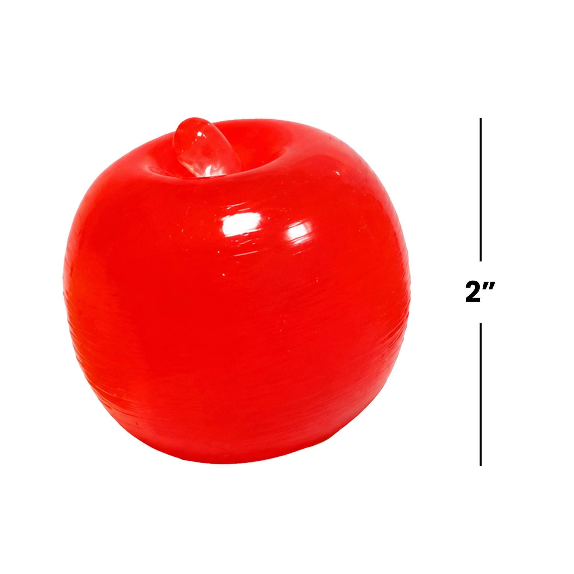 Alt View 10. Puka Creations - Apple 2-Inch Squishy Stress Reliever | Random Color - Multi-Colored.
