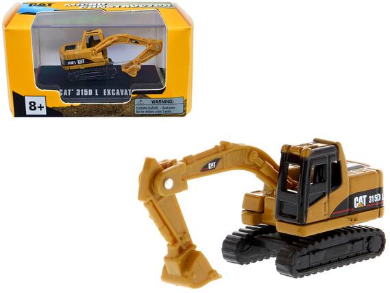 CAT MICRO CONSTRUCTOR
CAT 315D L EXCAVATOR
8+
WARNING: CHOKING HAZARD - Small parts. Not for children under 3 years.