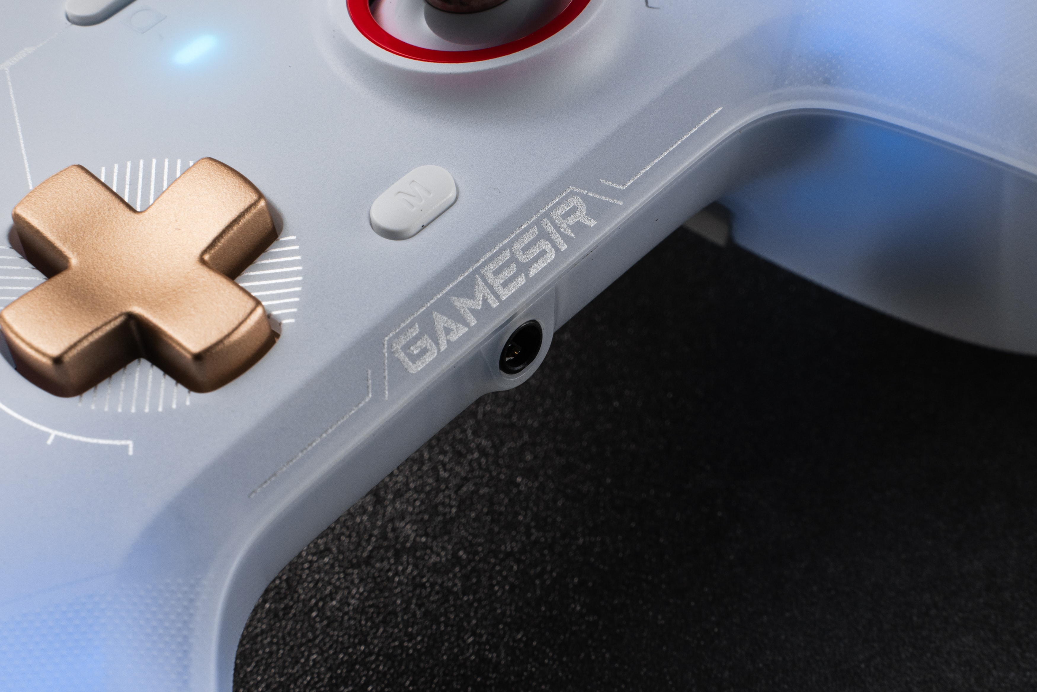 Alt View 10. GameSir - Cyclone 2 Pro Wireless Controller for Switch, PC, Steam, Android, iOS, PC, Mag-Res TMR Sticks, Hall Effect Triggers, RGB - White.