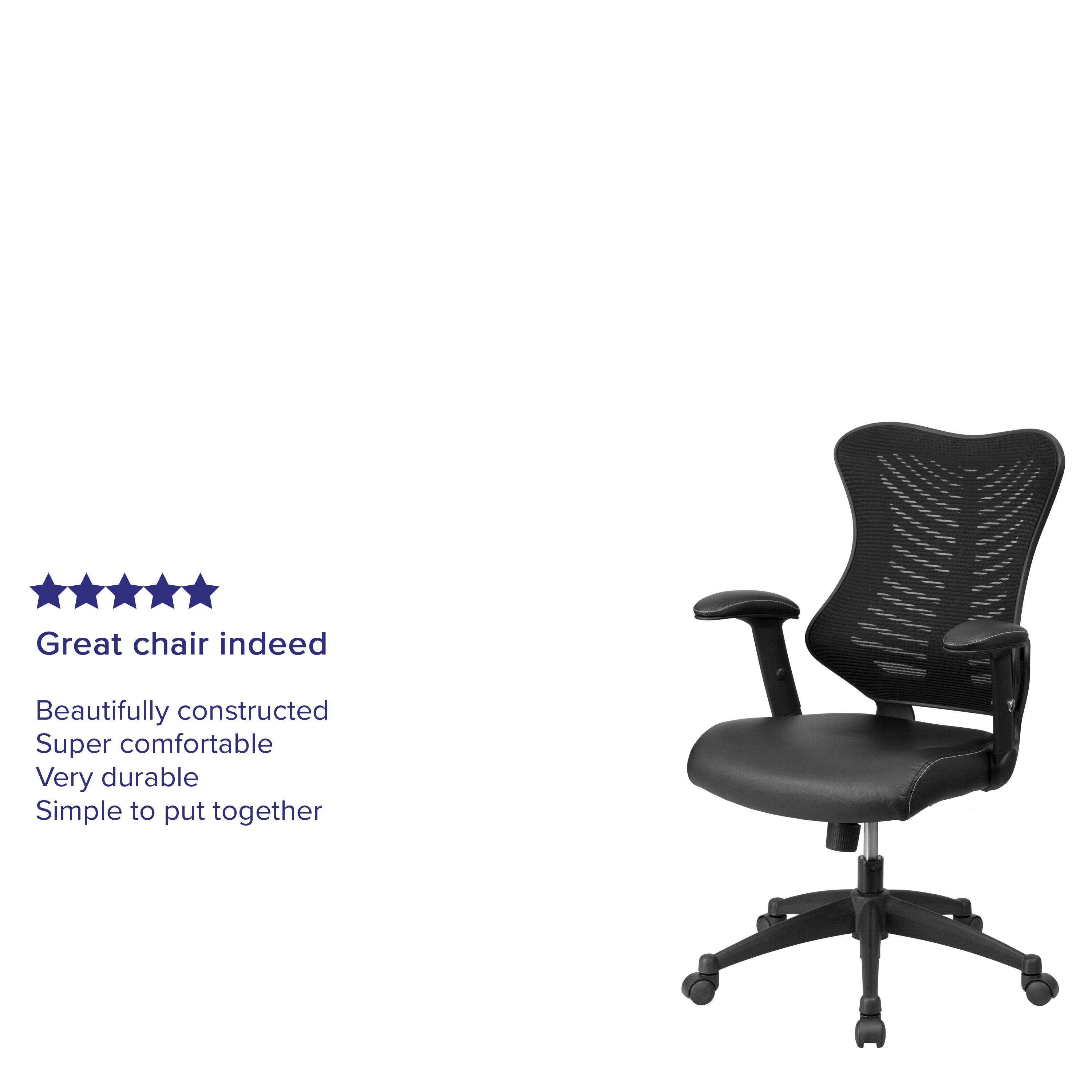 Great chair indeed  
Beautifully constructed  
Super comfortable  
Very durable  
Simple to put together