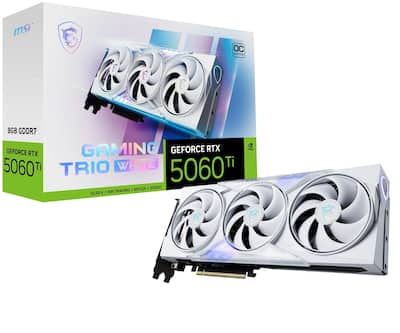 MSI NVIDIA GeForce RTX 5060 Ti 8G GAMING TRIO OC 8GB GDDR7 PCI MSI NVIDIA GeForce RTX 5060 Ti 8G GAMING TRIO OC 8GB GDDR7 PCI