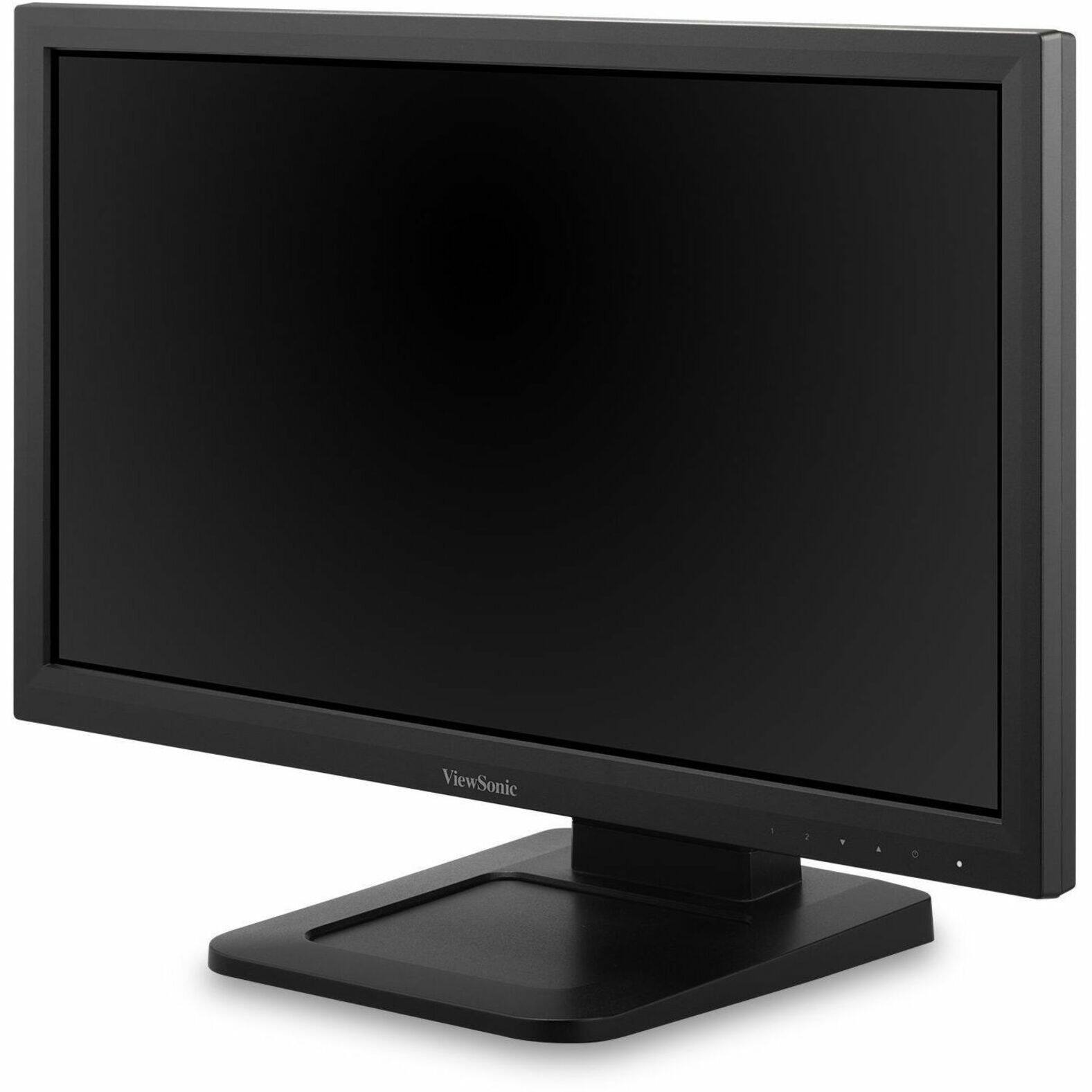 Left. ViewSonic - TD2211 22" LCD FHD Touch-Screen Monitor (VGA, HDMI, DVI, USB) - Black.