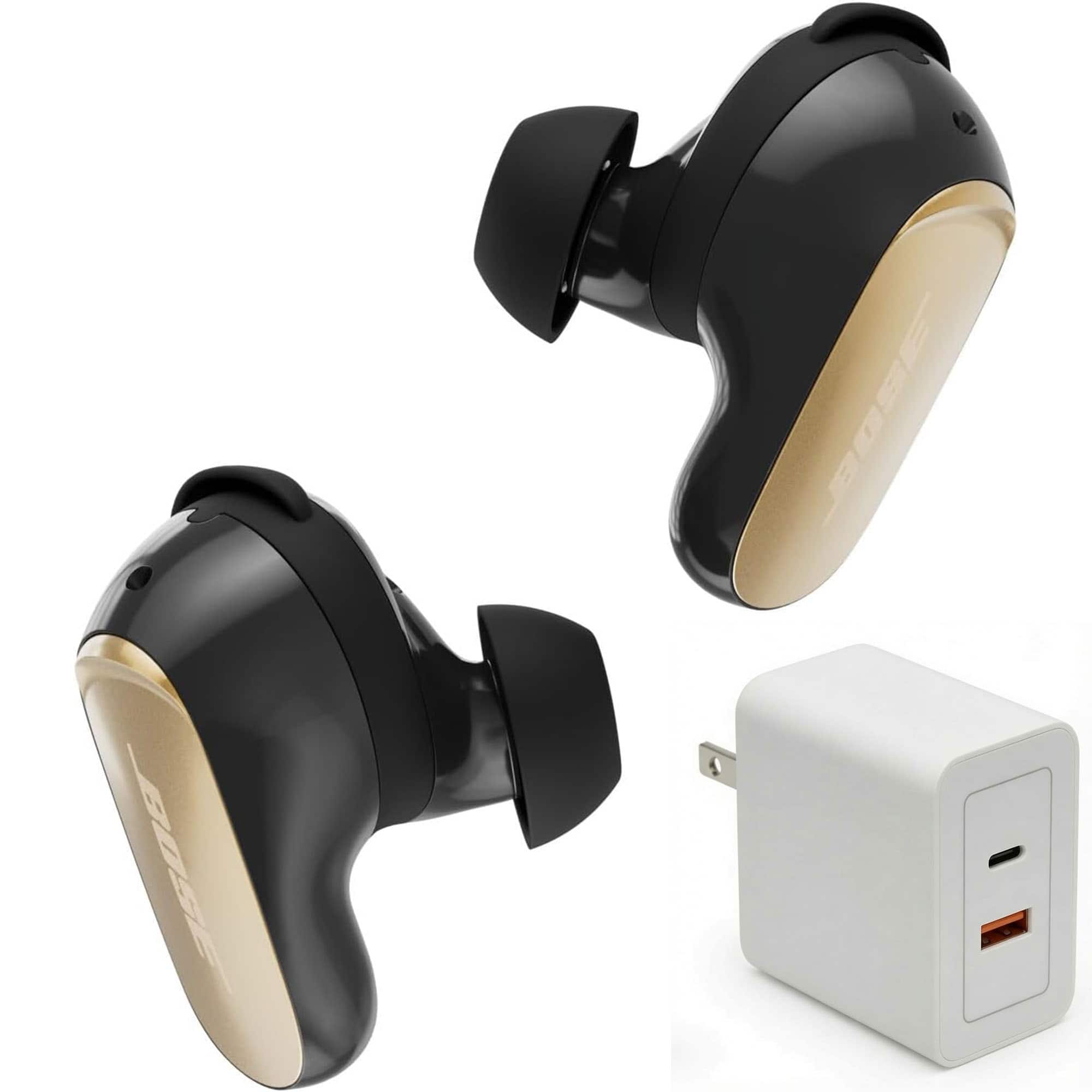 Bundle - Bose - QuietComfort Ultra Earbuds (2nd Gen) with Fast Charger - Noise Cancelling - Desert Gold price history on PriceWatchPro