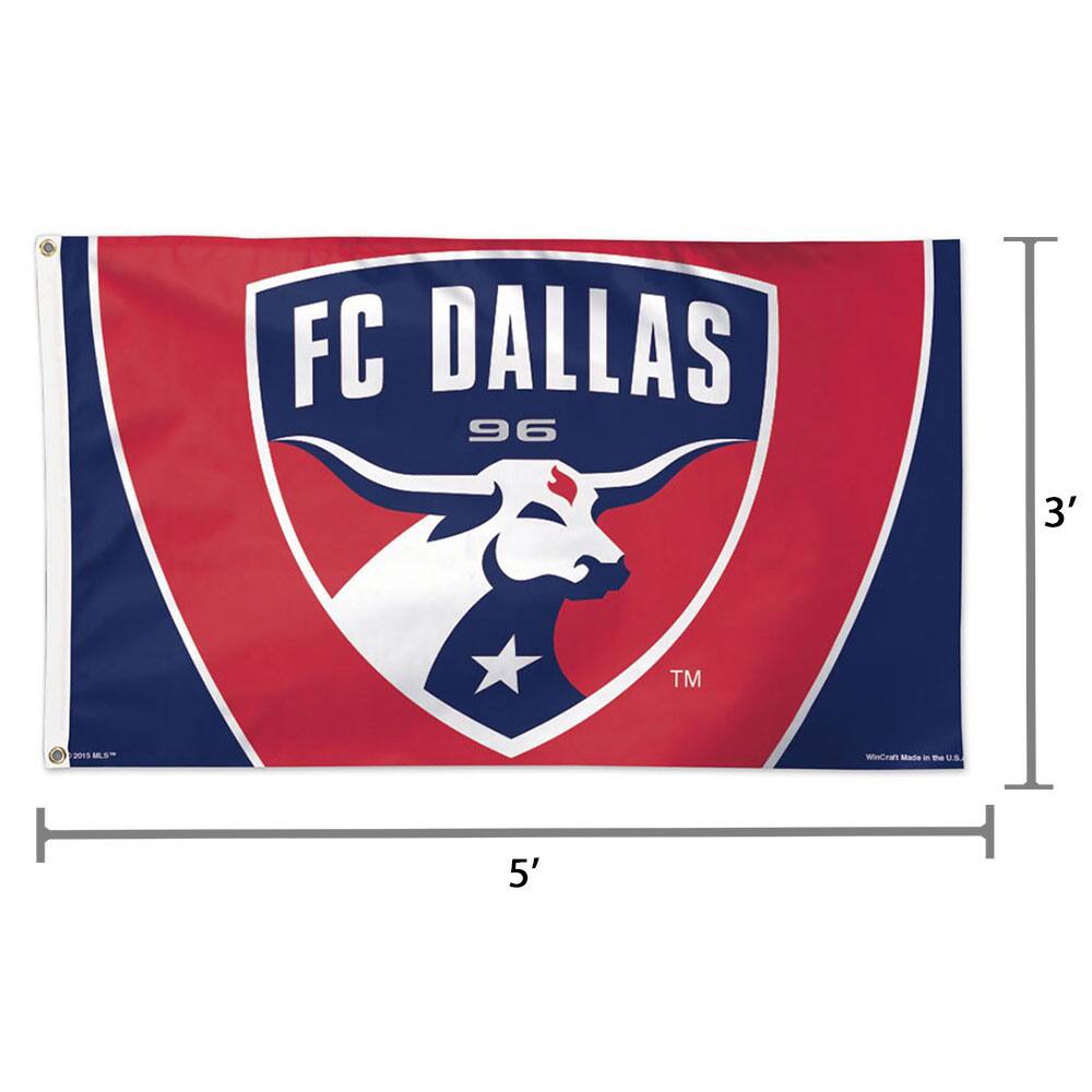 FC DALLAS  
96  
TM  
WinCraft Made in the U.S.A.  
2015 MLS  
3'  
5'