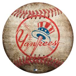 Fan Creations - New York Yankees 12'' x 12'' Baseball Sign - Multicolor