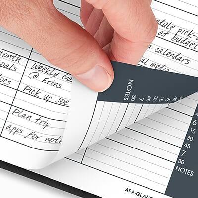 Sure, here is the corrected and grouped text:

**Month Goals:**
- Konth oals

**Weekly Goals:**
- @ Erin's Ga
- Pick up Joe

**Notes:**
- Plan trip
- apps for note

**Budget:**
- at budget

**Calendars:**
- at calendars

**Media:**
- at media

**Notes:**
- 6
- 15
- 30
- 45
- 7
- 30

**Additional Notes:**
- AT-A-GLANCE