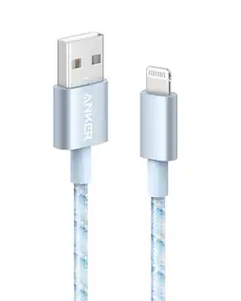 Anker - USB A to Lightning Cable(3.3FT, 1Pack) - Blue