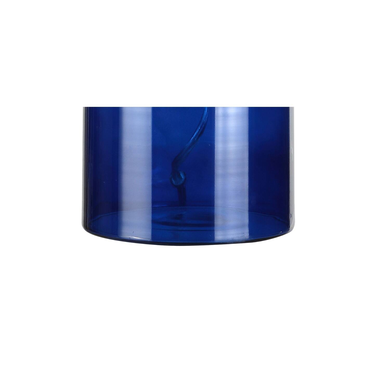 Alt View 7. Jonathan Y - Azure 23.5" Glass Bottle LED Table Lamp, Cobalt/Natural - Cobalt/Natural.