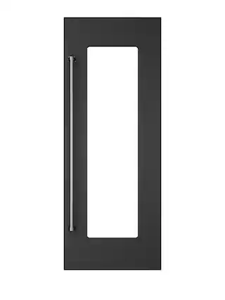 Front. Viking - 30"W. Door Panel for Viking Veil FDWCIC7300R Right Hinge Wine Models - Cast Black - Cast Black.