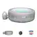 Front. Bestway - 6 Person Honolulu Inflatable Portable Spa - Gray.