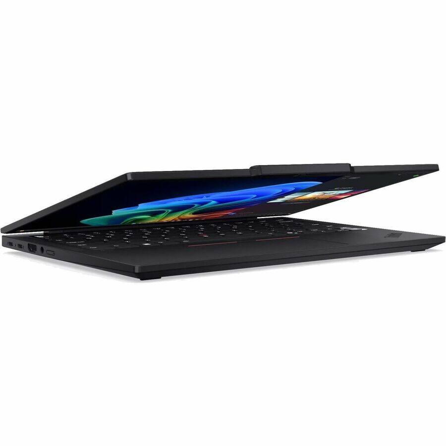 Alt View 2. Lenovo - Lenovo ThinkPad T14s Gen 6 21R10051US 14" Touchscreen Notebook - WUXGA - 60 Hz - Intel Core Ultra 7 2nd Gen 265U - vPro - Black.