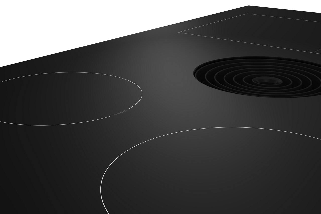 Alt View 8. KitchenAid - 36" Electric Induction Cooktop with 4 Cooking Zones and Bridge XL Even-Heat Zone - Black.