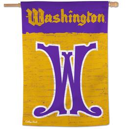 WinCraft - Washington Huskies 28" x 40" Vault Single-Sided Vertical Banner - Multicolor