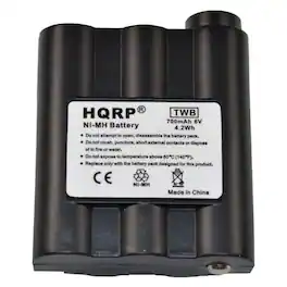 HQRP - 6 V 700 mAh Ni-MH Battery Pack for Midland BATT-5R AVP-7 GXT1000 GXT1050 GXT950