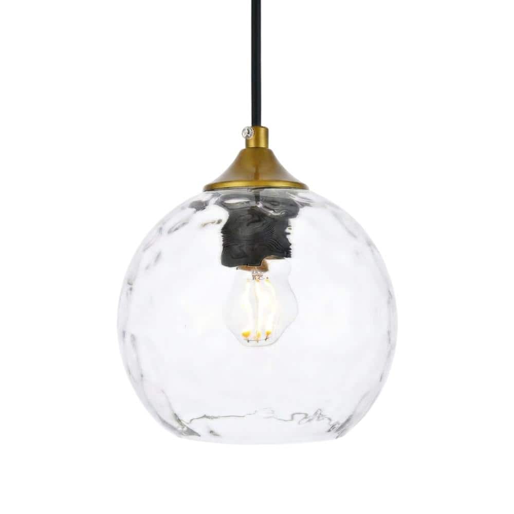 Living District - Cashel 6 inch brass pendant - Brass And Clear price history on PriceWatchPro