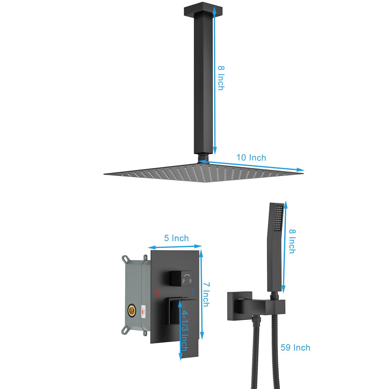 8 Inch  
10 Inch  
5 Inch  
4-1/3 Inch  
7 Inch  
59 Inch