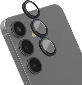 ZAGG - ZGGE-S25 Ultra Aluminum Black Lens Protect Glass Elite CLER - Clear
