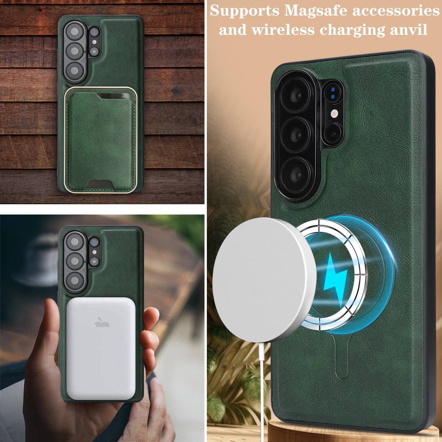 Supports MagSafe accessories and wireless charging anvil