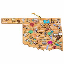 Totally Bamboo - Oklahoma Cutting Board with Artwork by Fish Kiss